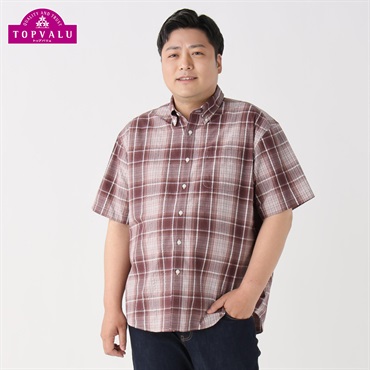 サッカー半袖シャツ メンズ(アカ-4L)