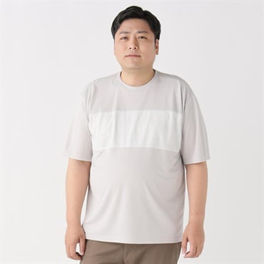 半袖切替Tシャツ メンズ GREATESS(グレイテス)(ウスチャ-4L)