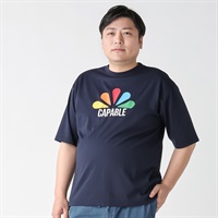 大きいサイズ 半袖刺繍プリントTシャツ メンズ GREATESS(グレイテス)(コイアオ-3L)