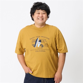 大きいサイズ 半袖デザインTシャツ メンズ GREATESS(グレイテス)