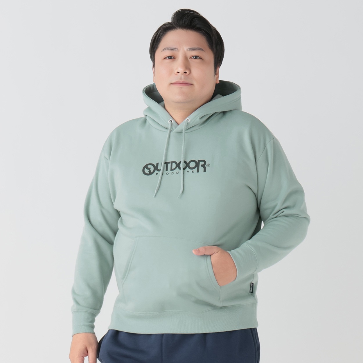 大きいサイズ アウトドア裏起毛プルパーカー メンズ | イオンスタイル