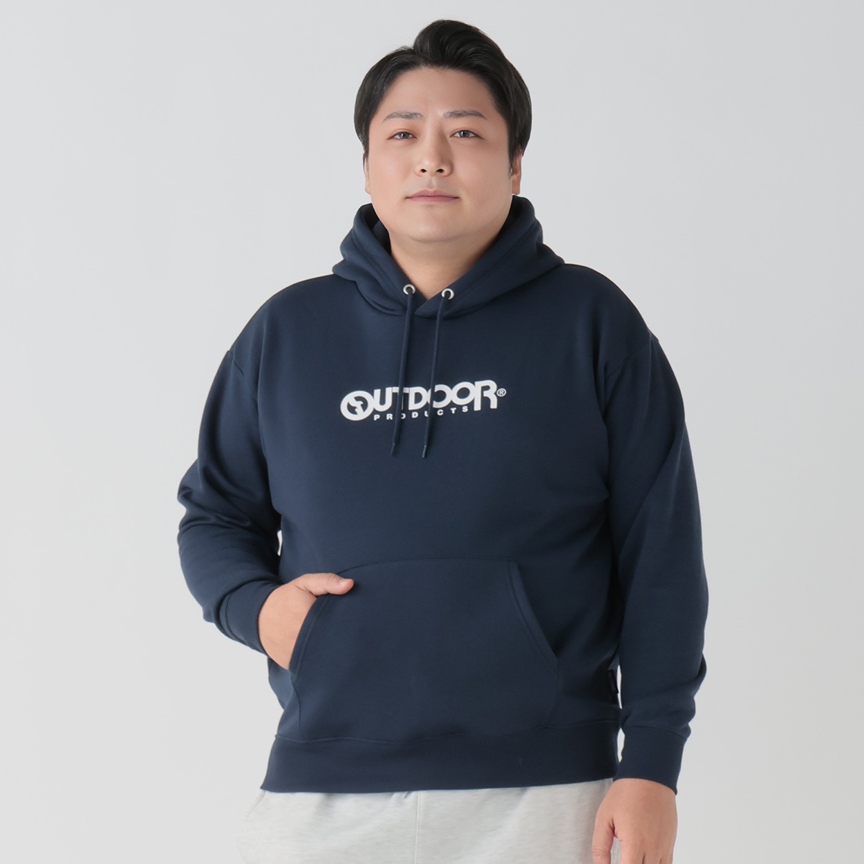 大きいサイズ アウトドア裏起毛プルパーカー メンズ | イオンスタイル