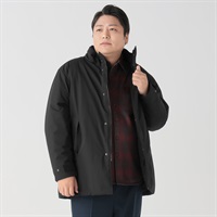 大きいサイズ スタンドハーフコート GREATESS（グレイテス） メンズ