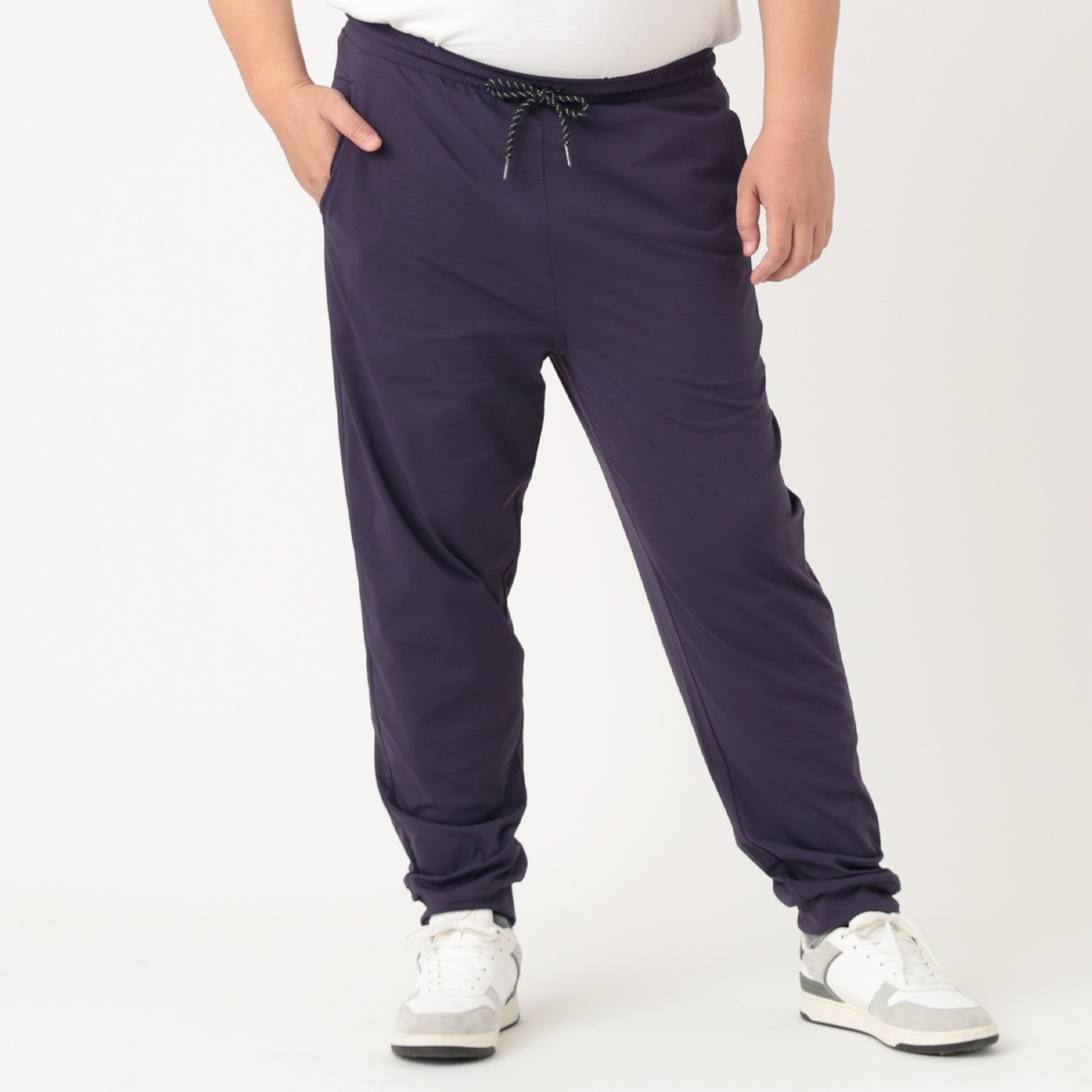 大きいサイズ 捲縮（けんしゅく）パンツ メンズ GREATESS(グレイテス