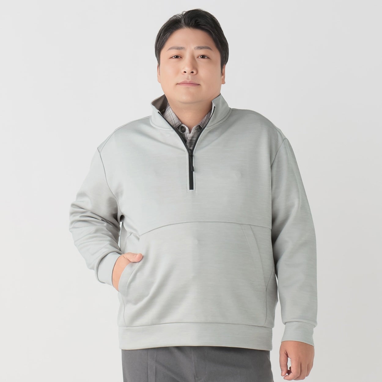 大きいサイズ 膨らみあるトレーナー メンズ GREATESS(グレイテス