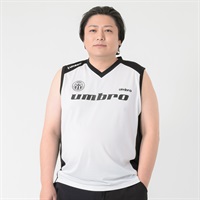 大きいサイズ UMBRO ノースリーブTシャツ メンズ GREATESS(グレイテス)(シロ-3L)
