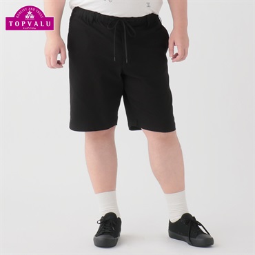 大きいサイズ ストレッチチノショートパンツ メンズ(クロ-3L)