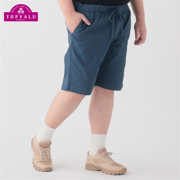 大きいサイズ ストレッチチノショートパンツ メンズ(アオ-3L)
