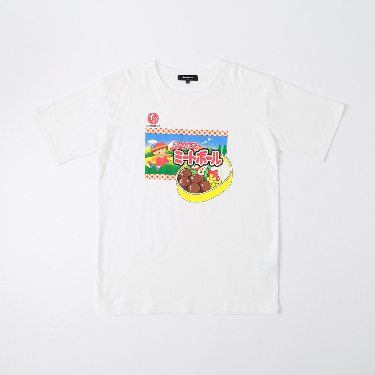 大きいサイズ企業コラボTシャツ[イシイのおべんとクン ミートボール