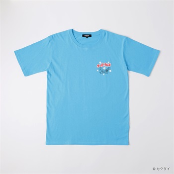 大きいサイズ企業コラボTシャツ[クッピーラムネ] メンズ GREATESS(グレイテス)(アオ-3L)