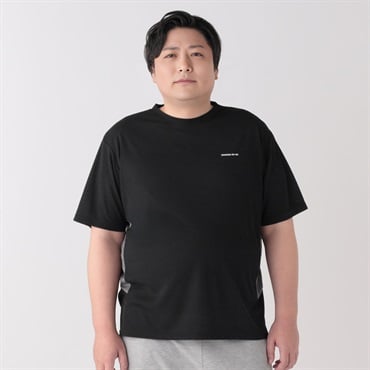 大きいサイズ スピーディードライTシャツ メンズ GREATESS(グレイテス)(クロ-3L)