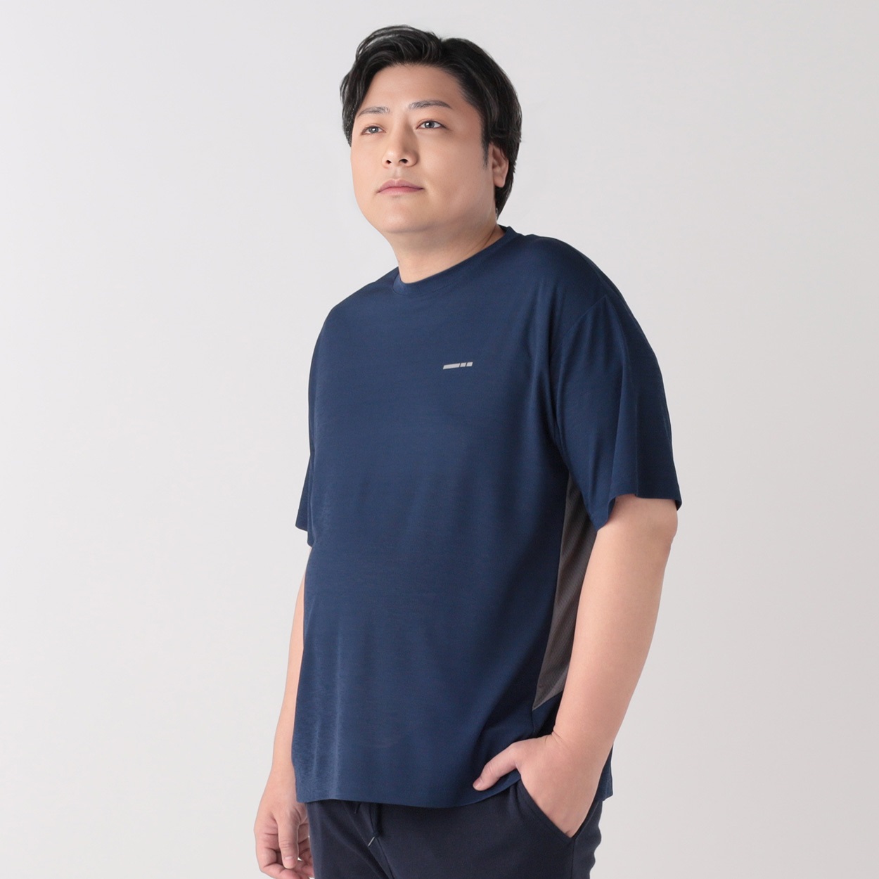 大きいサイズ スピーディードライTシャツ メンズ GREATESS(グレイテス)(コイアオ-2L)