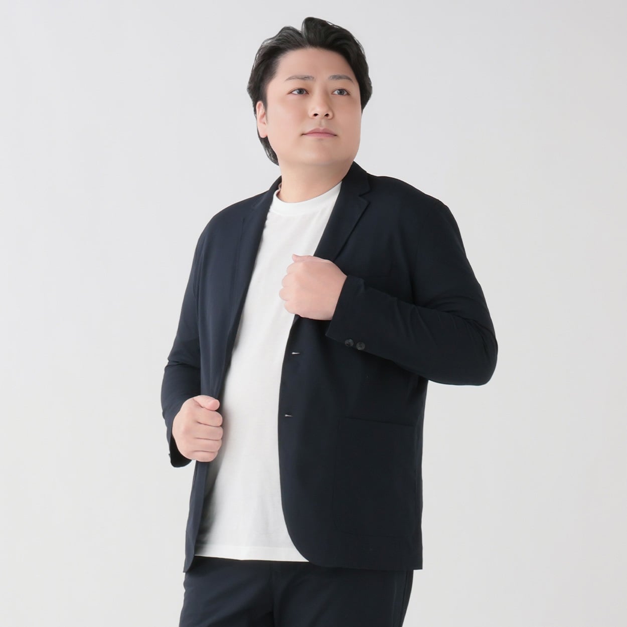 大きいサイズ 風が通るジャケット メンズ GREATESS(グレイテス)(コイアオ-4L)