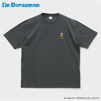 大きいサイズ I'm Doraemon刺繍＆リゾートプリント半袖Tシャツ メンズ GREATESS(グレイテス)(チャコ－ルグレ－-3L)