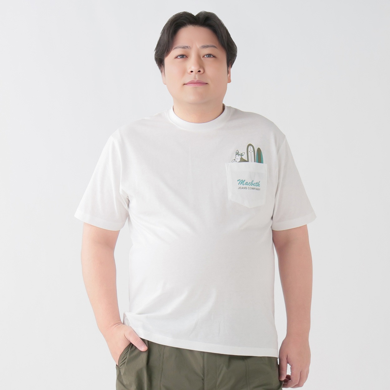 大きいサイズ MACBETH（マクベス）プリントTシャツ メンズ GREATESS