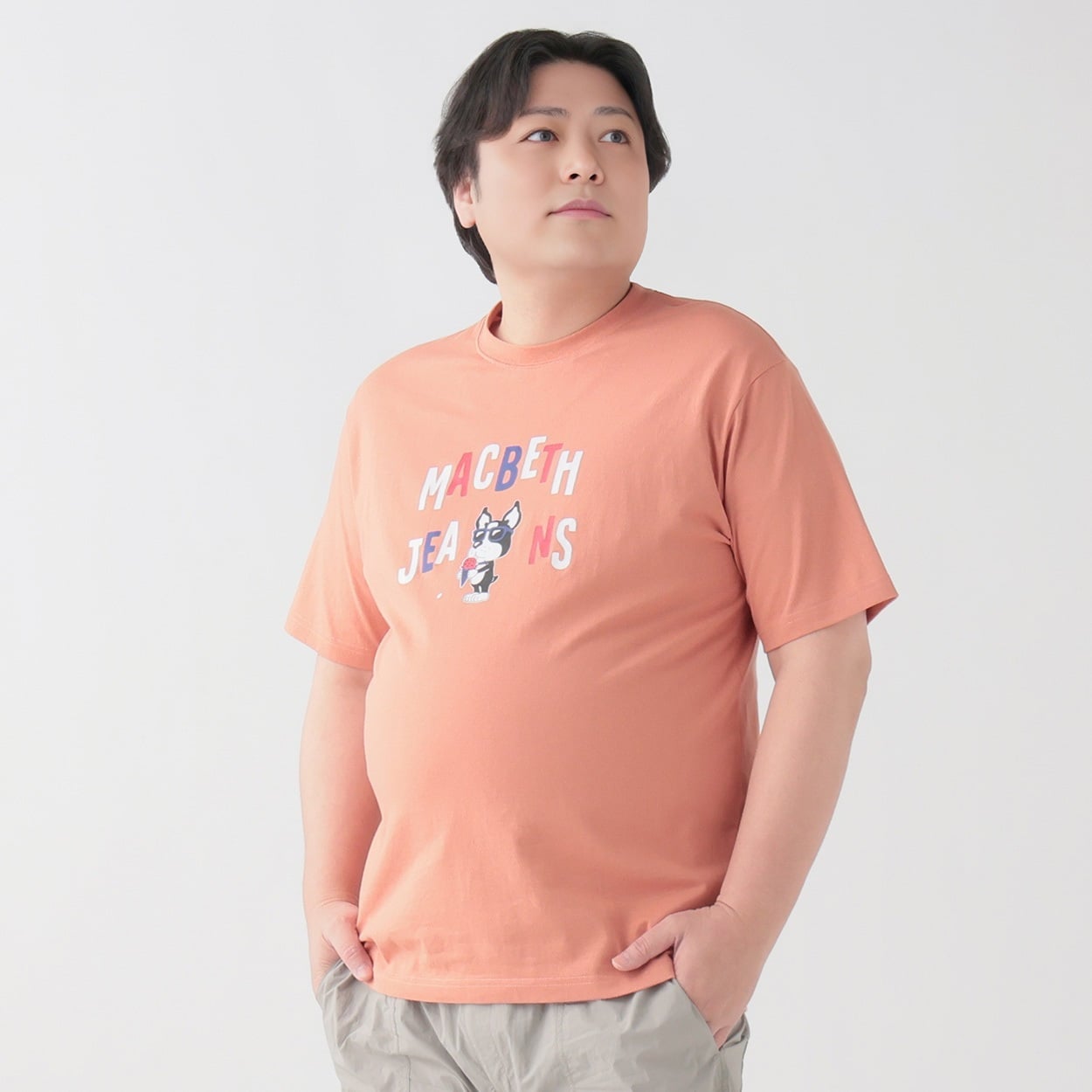 大きいサイズ MACBETH（マクベス）プリントTシャツ メンズ GREATESS