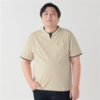 大きいサイズ MACBETH（マクベス）接触冷感レイヤードTシャツ メンズ GREATESS(グレイテス)(ウスチャ-3L)