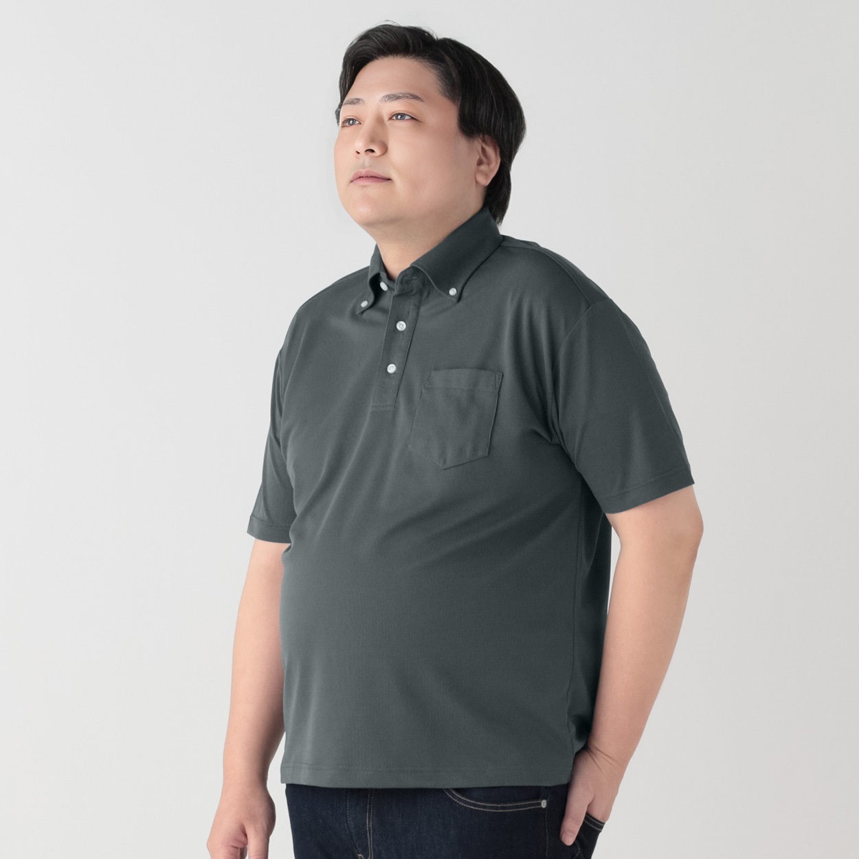 半袖BIZポロデザイン メンズ GREATESS(グレイテス)(コイアオ-2L)