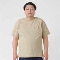 大きいサイズ MACBETH スノードライポケット付きTシャツ メンズ GREATESS(グレイテス)(ウスチャ-3L)