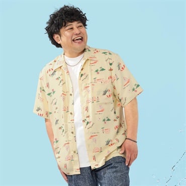 大きいサイズ アロハシャツ メンズ GREATESS(グレイテス)