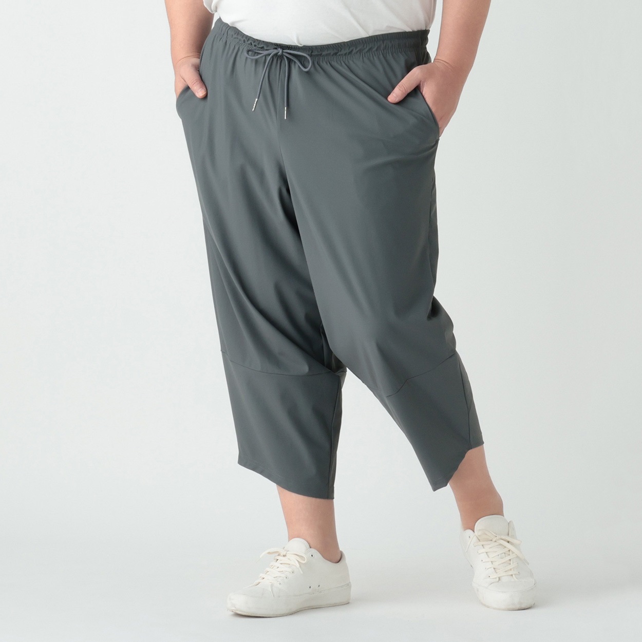 大きいサイズ ゆったり冷感ストレッチパンツ メンズ GREATESS