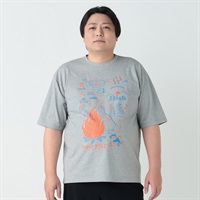 大きいサイズ オモシロTシャツ（おおさわゆう） メンズ GREATESS(グレイテス)(Ａウスクロ-3L)