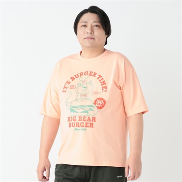大きいサイズ オモシロTシャツ（おおさわゆう） メンズ GREATESS(グレイテス)(ウスアカ-3L)