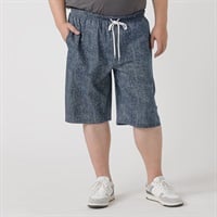 大きいサイズ デニム調ショートパンツ メンズ GREATESS(グレイテス)(コイアオ-2L)