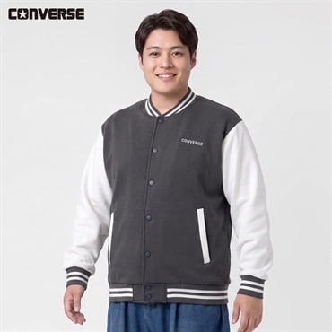 大きいサイズ CONVERSE スタジャン メンズ GREATESS(グレイテス)(クロ-3L)