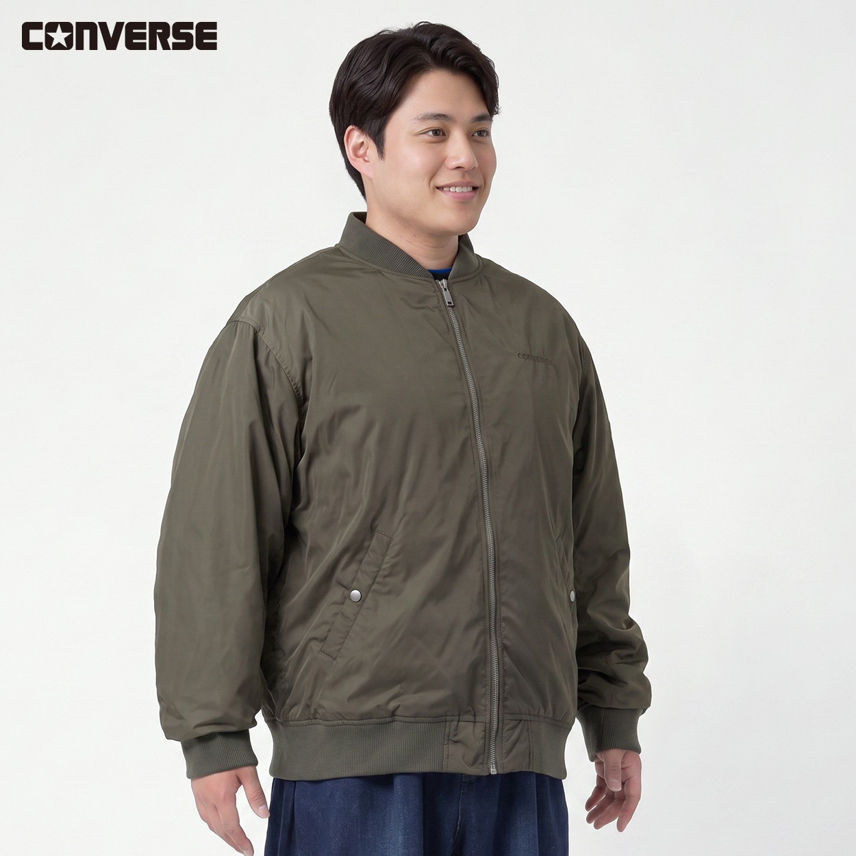 大きいサイズ CONVERSE 裏ボアMA1 メンズ GREATESS(グレイテス)(コイミドリ-2L)