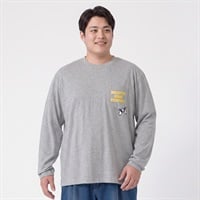 大きいサイズ プリントロングTシャツ メンズ GREATESS(グレイテス)(ウスクロ-3L)