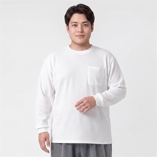 大きいサイズ ビズ長袖Tシャツ メンズ GREATESS(グレイテス)