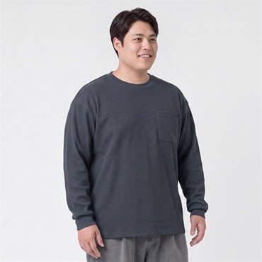 大きいサイズ ビズ長袖Tシャツ メンズ GREATESS(グレイテス)(コイアオ-3L)