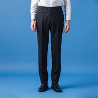 マジ楽洗えるスーパーストレッチレギュラーセットアップスラックス　メンズ(クロ-70CM)