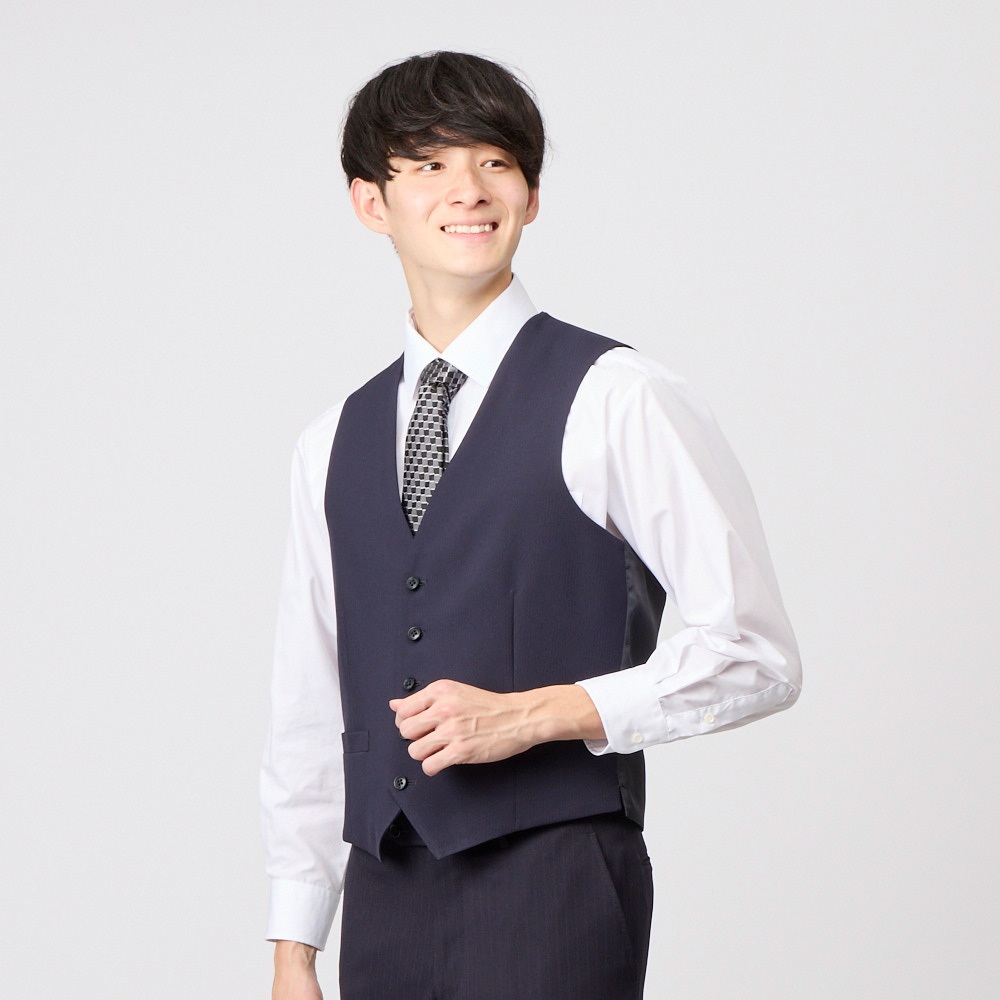 ベスト #ジレ メンズ（シャドウストコーディネートジレ メンズ 