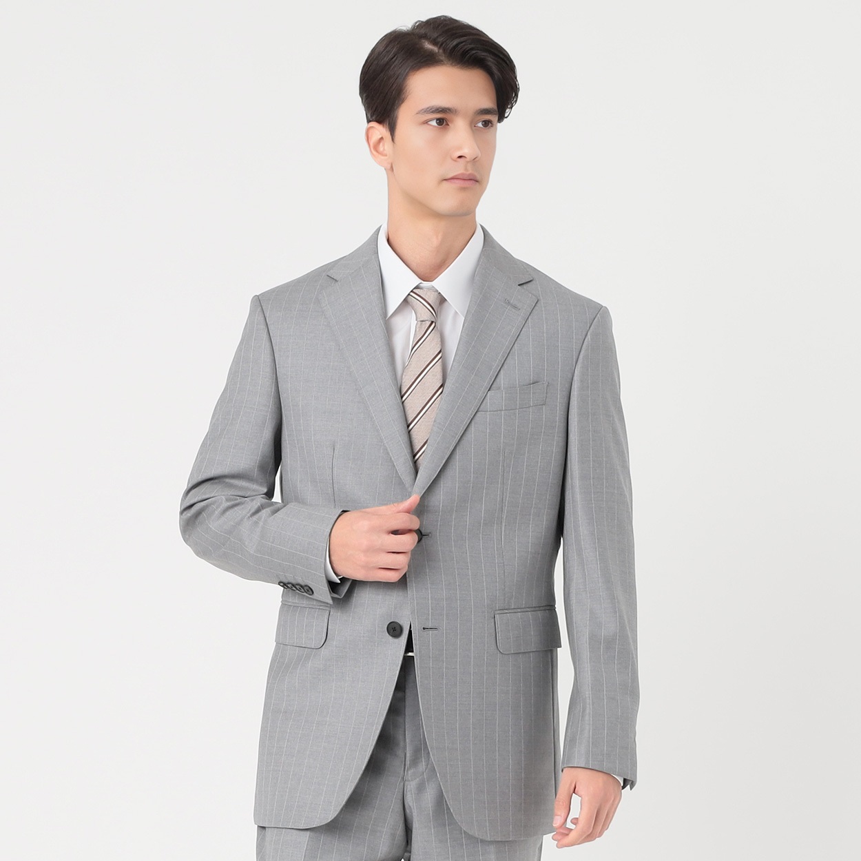 イタリア製生地スーツ メンズ 2つボタン チェンジポケット | イオン