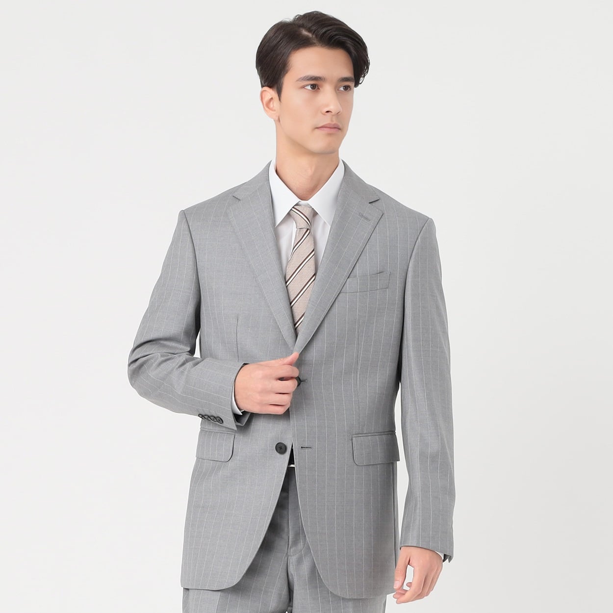 イタリア製生地スーツ メンズ 2つボタン チェンジポケット | イオン