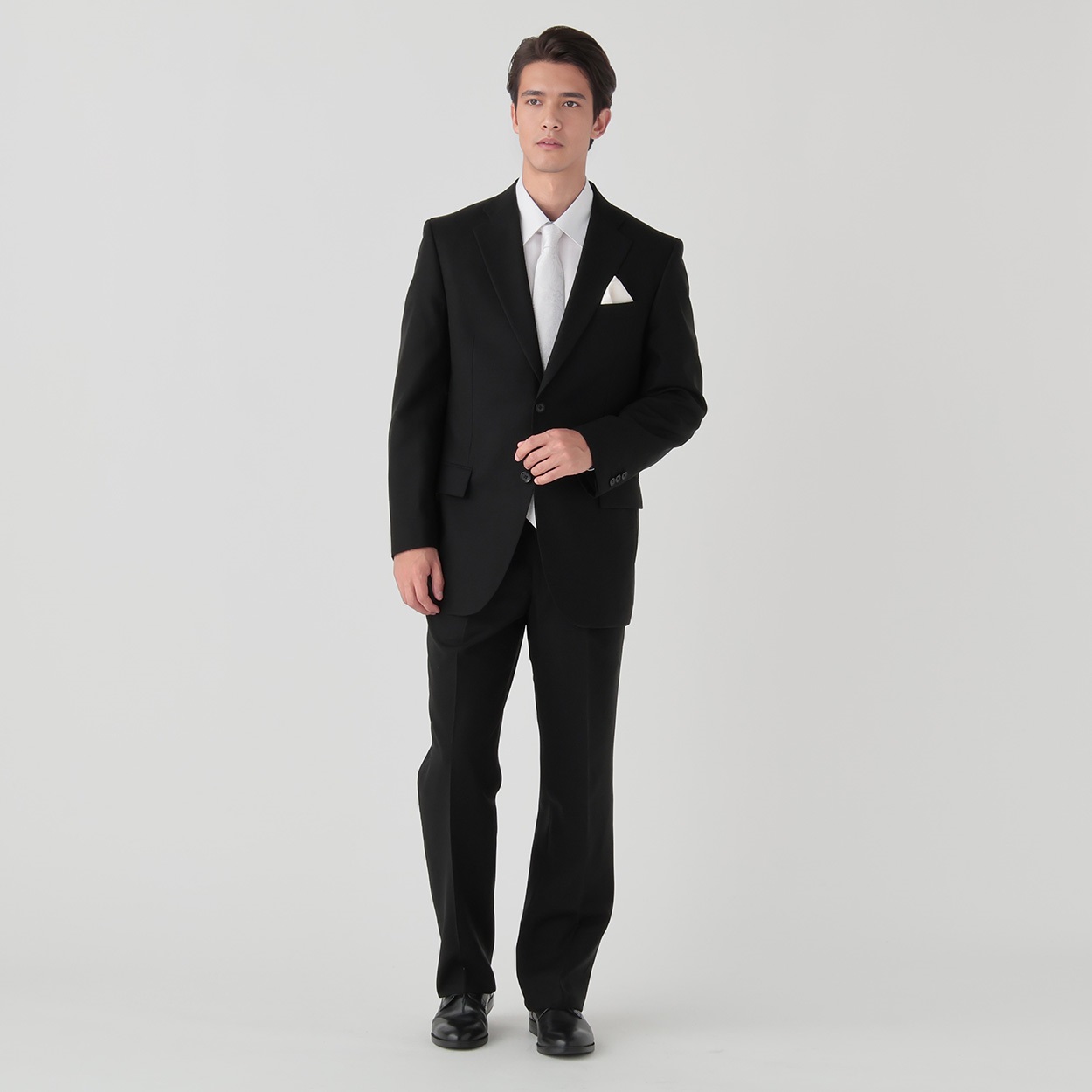 ヒルトンGUABELLO シングル2つボタンスーツ ya6 新品未使用タグつき