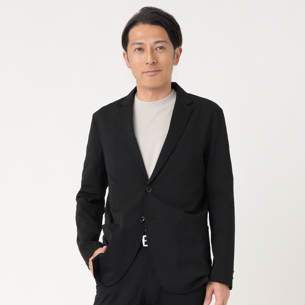 URBAN SQUARE ハイブリッドジャージ テーラードジャケット