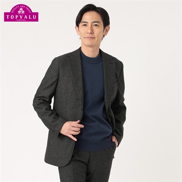 トップバリュー　イオン　テーラードジャケット　デザインスーツ イオン トップバリュー ウールテーラードジャケット デザインスーツ
