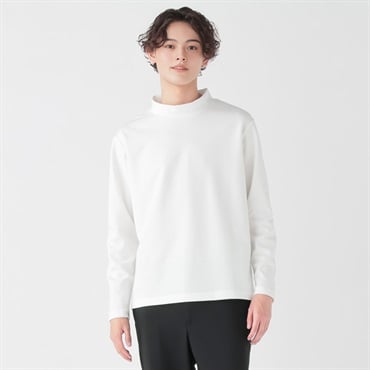 EFFLORESCENCEホワイトモックネック L DAUSPICE モックネック長袖Tシャツ メンズ | イオンスタイルオンライン