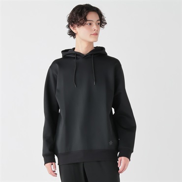 DAUSPICE ダンボールニットパーカー メンズ(ブラック-S)