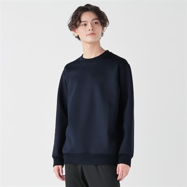 DAUSPICE ダンボールニットスウェット メンズ(ネイビー-S)