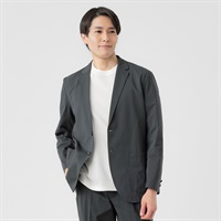 NEO FIT ストレッチジャージセットアップジャケット メンズ(チャコ－ルグレ－-S)