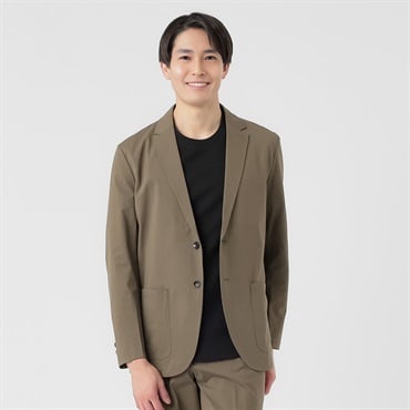 総額5万円以上→5,000円（90％〜OFF）　EDGEジャケットを含むメンズ服セット セットアップ対応】リネンプリント セットアップジャケット（07-15JG04