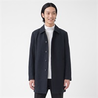 NEO FIT ウールライクステンカラーコート メンズ(コイアオ-M)