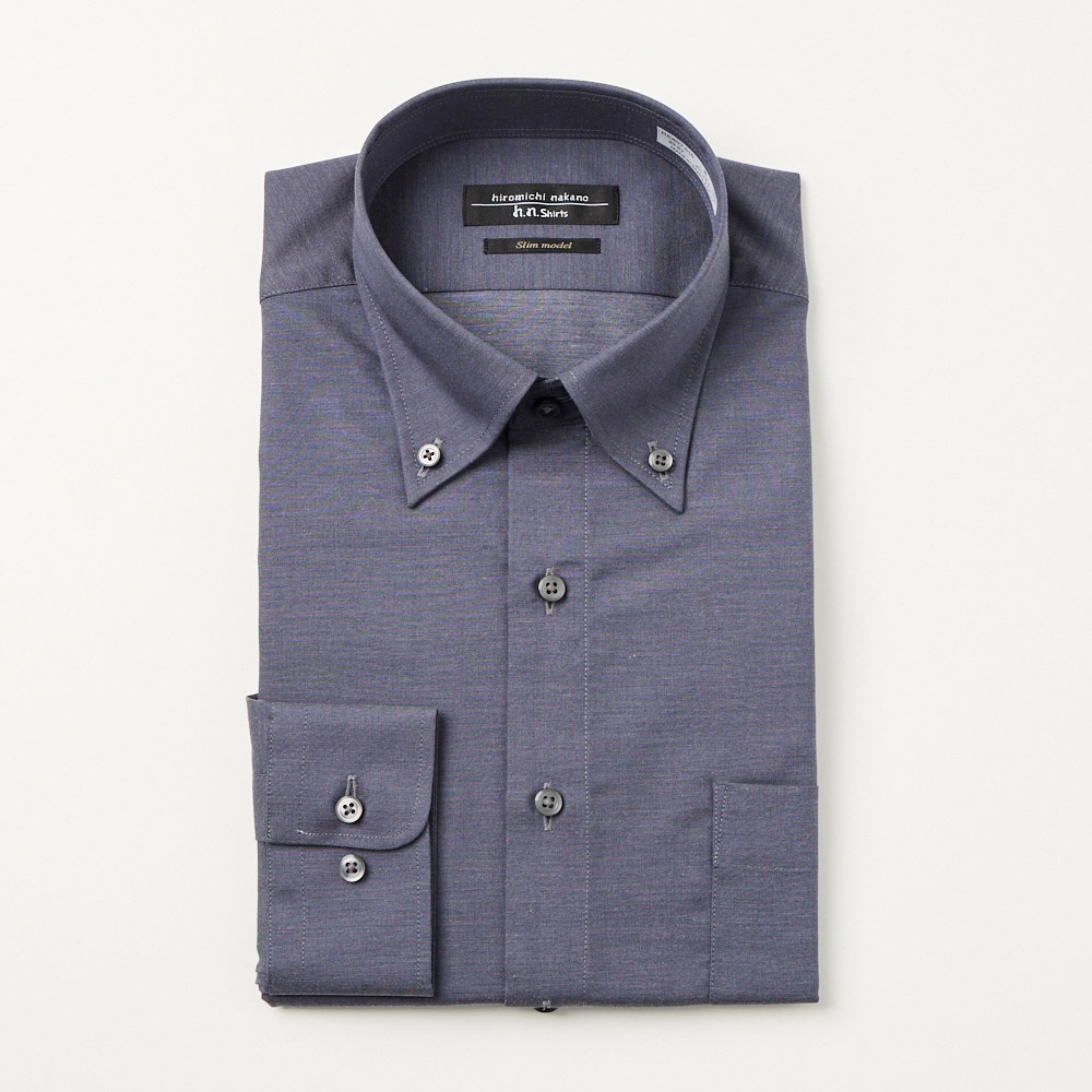 ヒロミチナカノ スリーピース スーツ チェック柄 裏地ドット Y5 細身 M