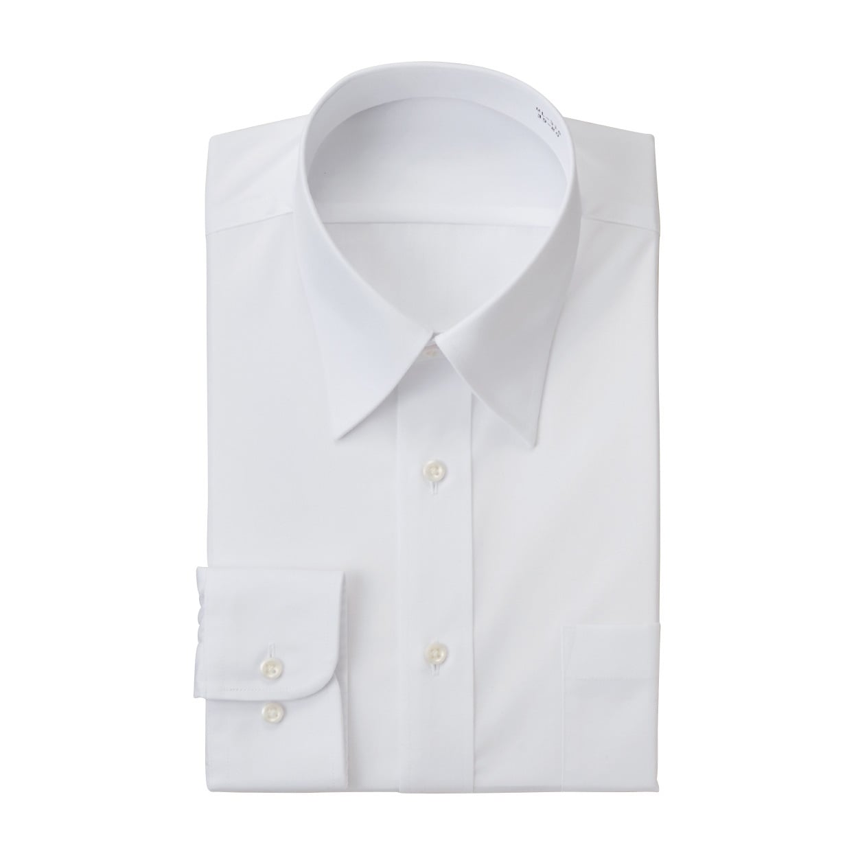 【限定販売品】HOMME PLISSÉ ドレスシャツ サイズ2 ホワイト スリムワイシャツ 白ブロード長袖ドレスシャツ メンズ | イオン