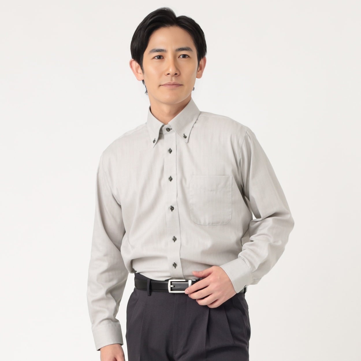 IHNN イン ドレスシャツ S グレー 【古着】【中古】【送料無料】 IHNN イン ドレスシャツ S グレー 【古着】【中古】【送料無料】の通販