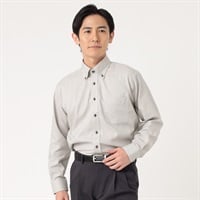 marie claire homme 形態安定ニュアンスカラー長袖ドレスシャツ メンズ(ウスチャ-39-78)